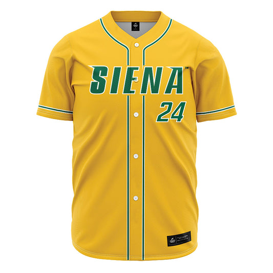 Siena - NCAA Baseball : Noah Brooks - Gold Jersey