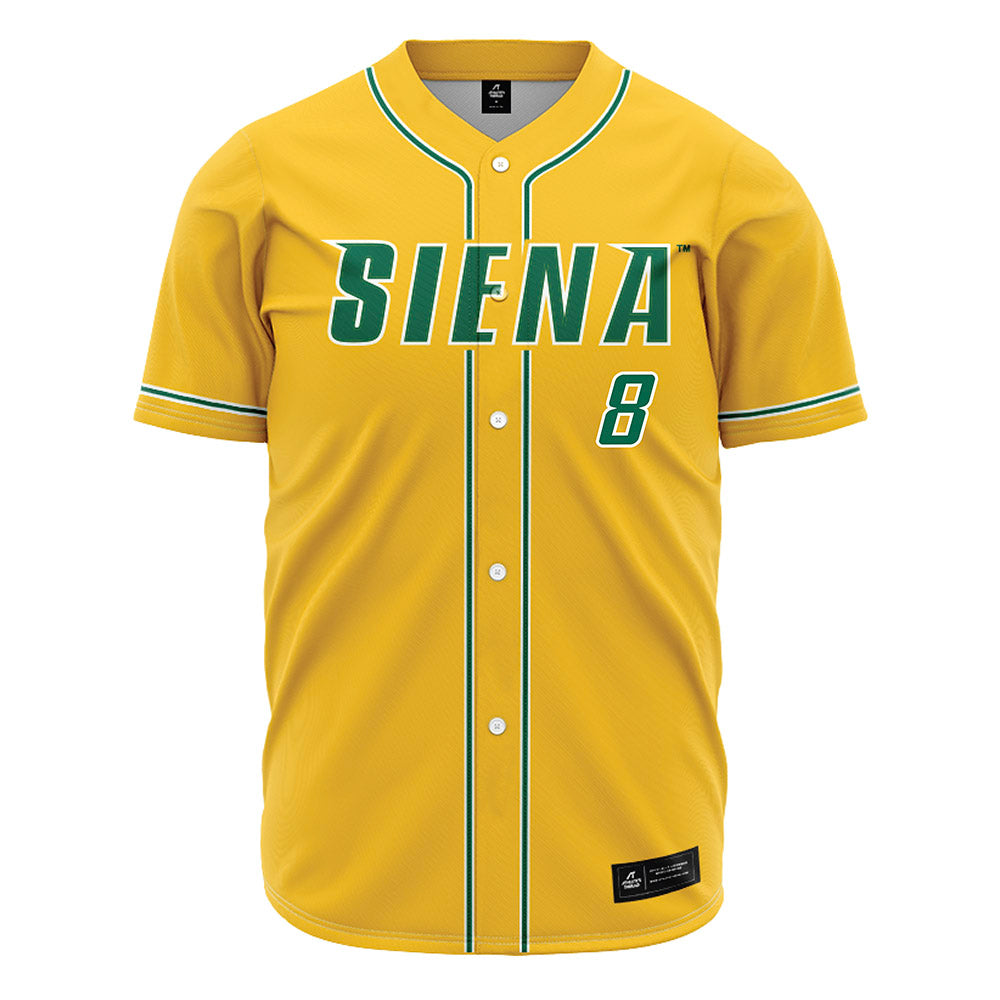 Siena - NCAA Baseball : Joe D'Elia - Gold Jersey