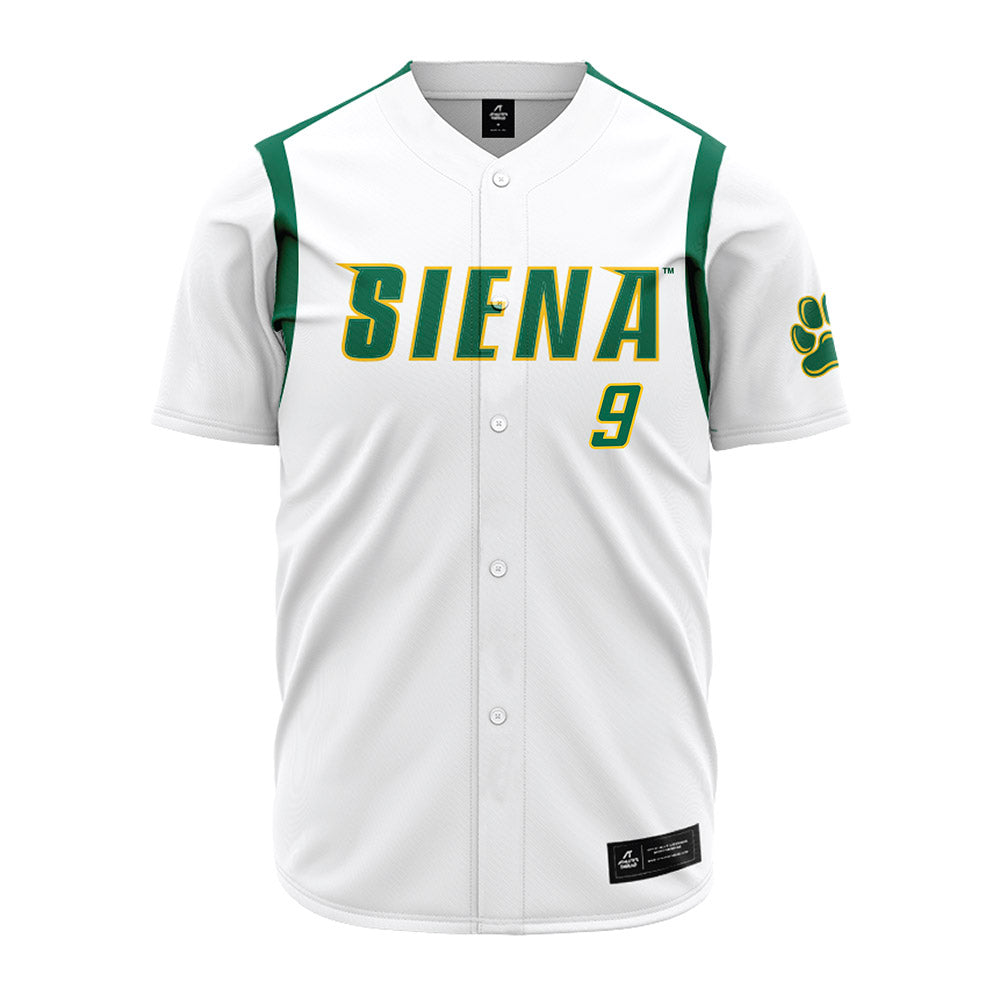 Siena - NCAA Baseball : Matt Thorsen - White Jersey-0