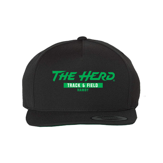 Marshall - NCAA Men's Track & Field : CamRon Hamby - Snapback Hat-0