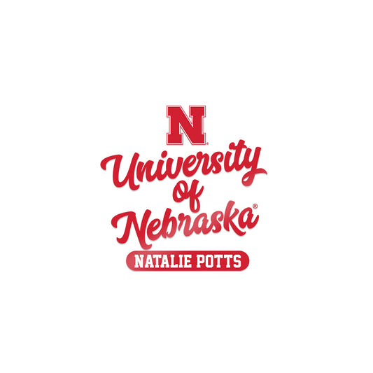 Nebraska - NCAA Women's Basketball : Natalie Potts - Sticker-0