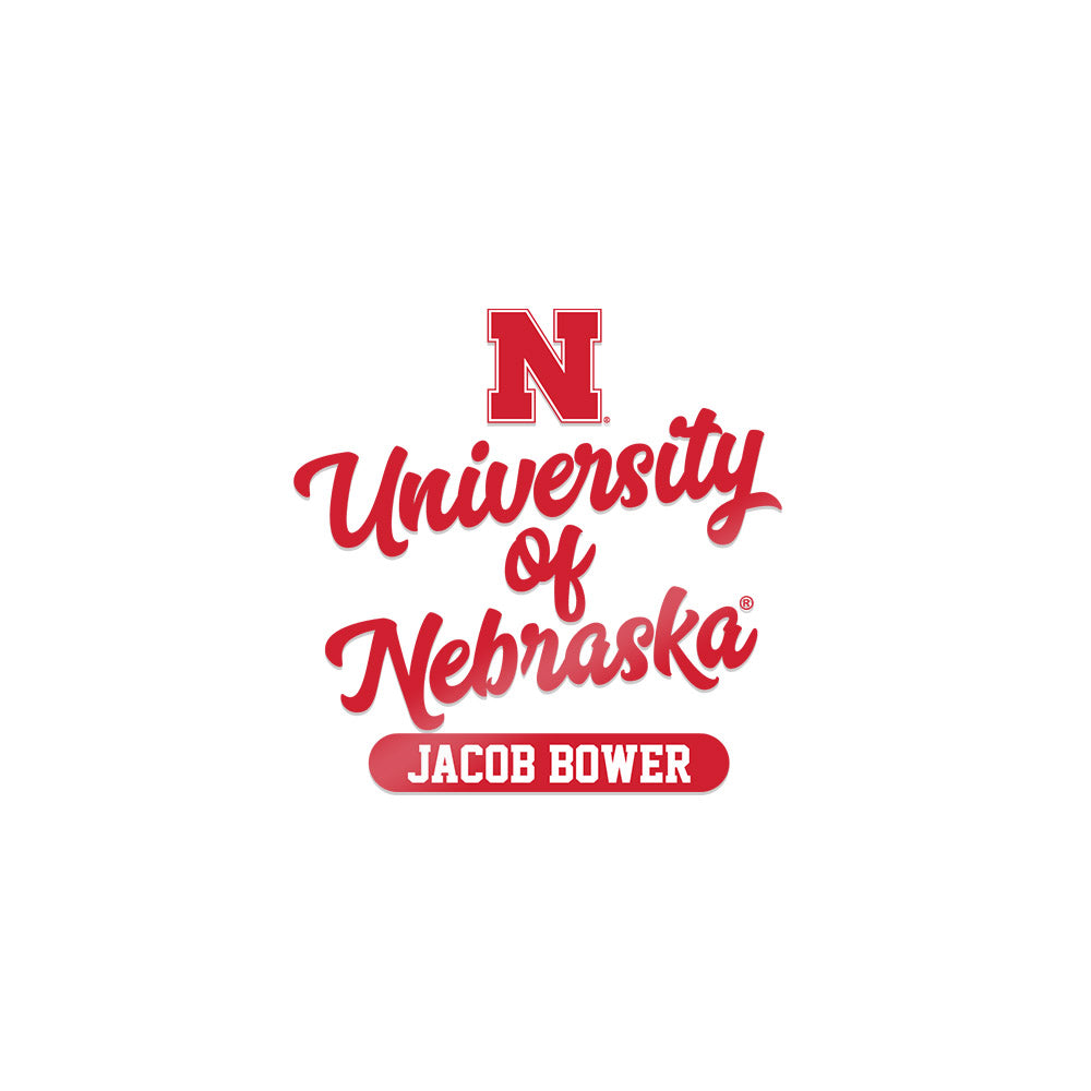 Nebraska - NCAA Football : Jacob Bower - Sticker-0