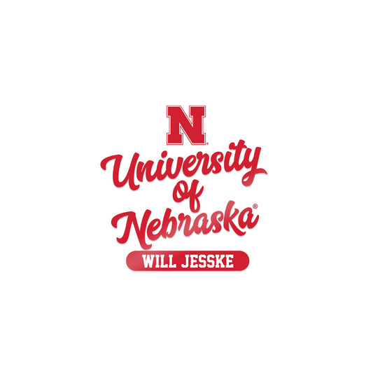 Nebraska - NCAA Baseball : Will Jesske - Sticker-0
