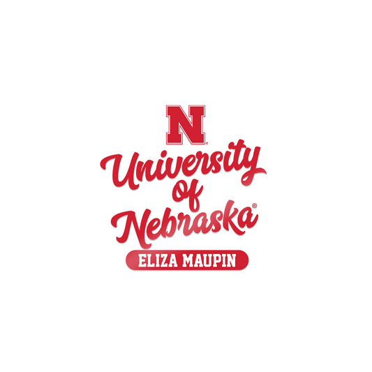 Nebraska - NCAA Women's Basketball : Eliza Maupin - Sticker-0