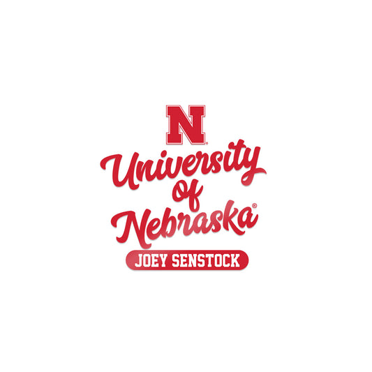 Nebraska - NCAA Baseball : Joey Senstock - Sticker-0