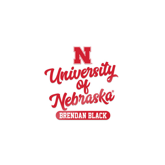 Nebraska - NCAA Football : Brendan Black - Sticker-0