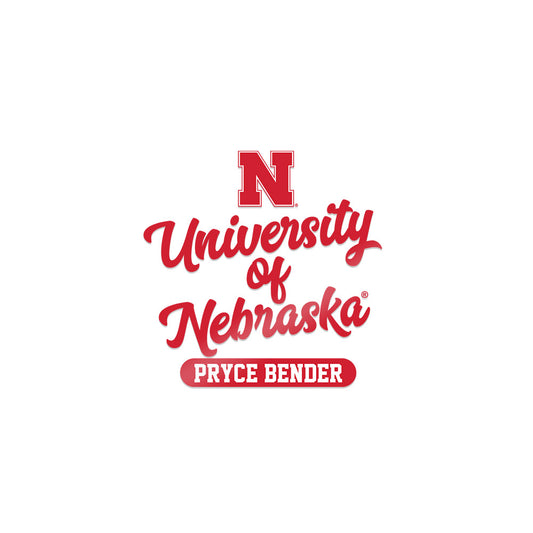 Nebraska - NCAA Baseball : Pryce Bender - Sticker-0