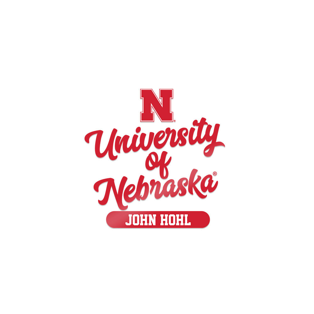 Nebraska - NCAA Football : John Hohl - Sticker-0