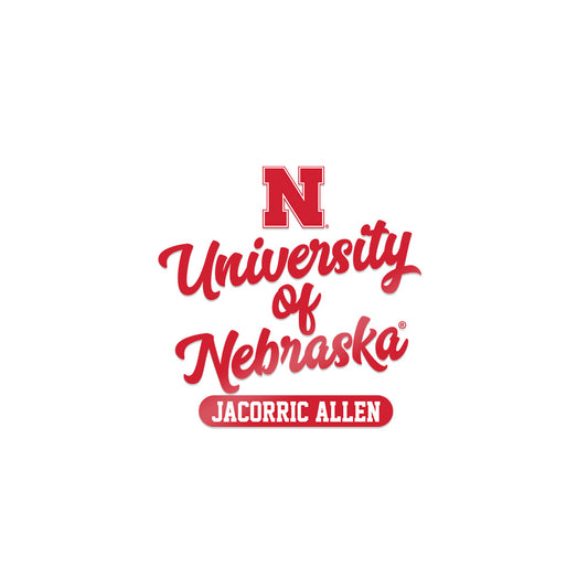 Nebraska - NCAA Men's Track & Field : Jacorric Allen - Sticker-0