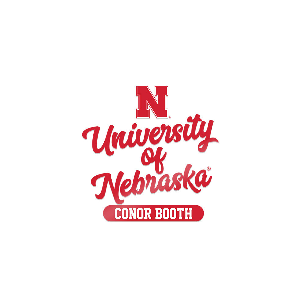 Nebraska - NCAA Football : Conor Booth - Sticker-0
