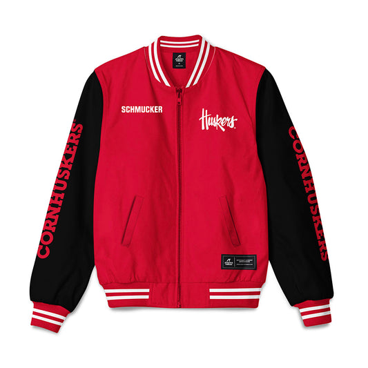 Nebraska - NCAA Women's Swimming & Diving : Jordyn Schmucker - Bomber Jacket-0