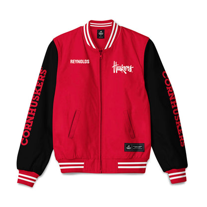 Nebraska - NCAA Football : Jase Reynolds - Bomber Jacket-0