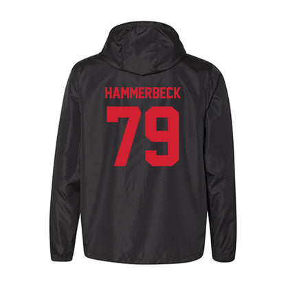 Nebraska - NCAA Football : Shawn Hammerbeck - Windbreaker-1