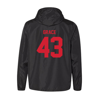 Nebraska - NCAA Baseball : Cooper Grace - Windbreaker-1