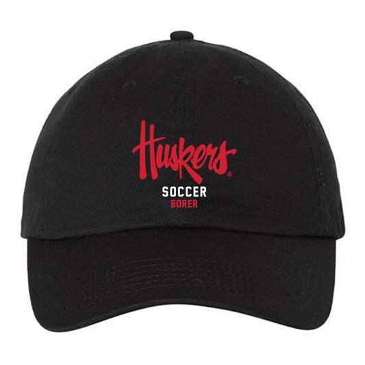Nebraska - NCAA Women's Soccer : Reese Borer - Dad Hat-0