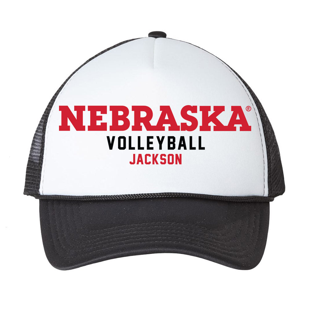 Nebraska - NCAA Women's Volleyball : Andi Jackson - Trucker Hat-0
