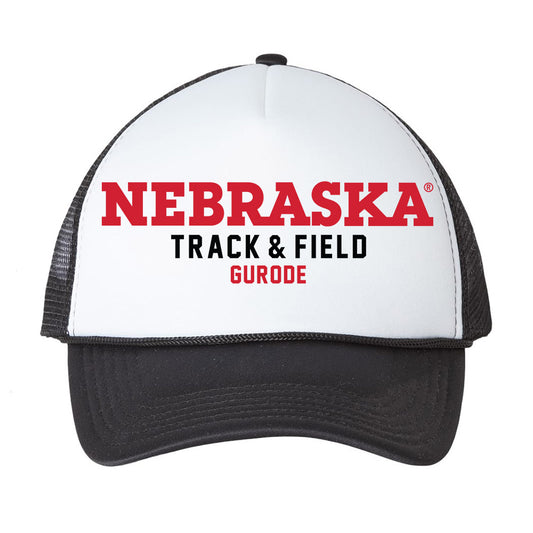 Nebraska - NCAA Women's Track & Field : Rajer Gurode - Trucker Hat-0
