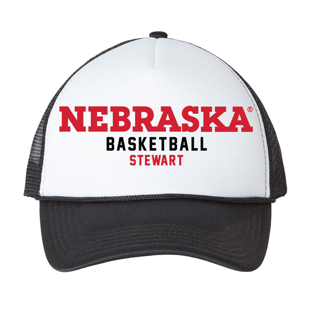 Nebraska - NCAA Women's Basketball : Madeline Stewart - Trucker Hat-0