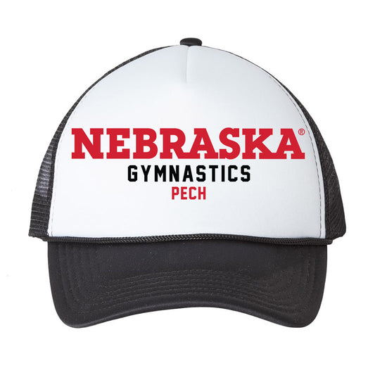 Nebraska - NCAA Women's Gymnastics : Peyton Pech - Trucker Hat-0