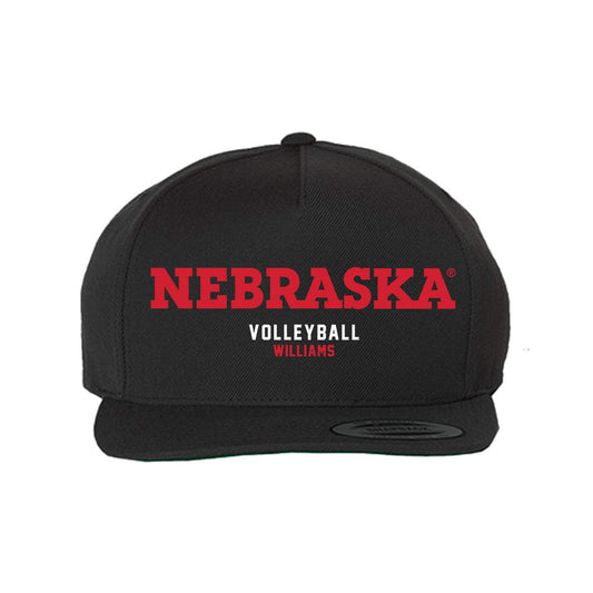 Nebraska - NCAA Women's Volleyball : Keoni Williams - Snapback Hat-0