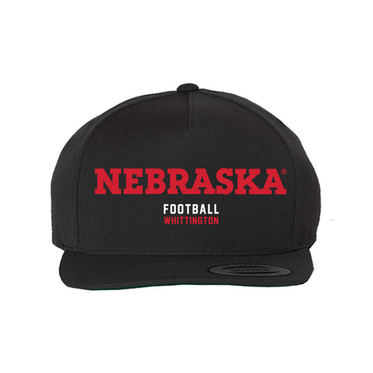 Nebraska - NCAA Football : Jahsear Whittington - Snapback Hat-0