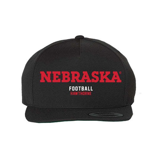 Nebraska - NCAA Football : Will Hawthorne - Snapback Hat-0