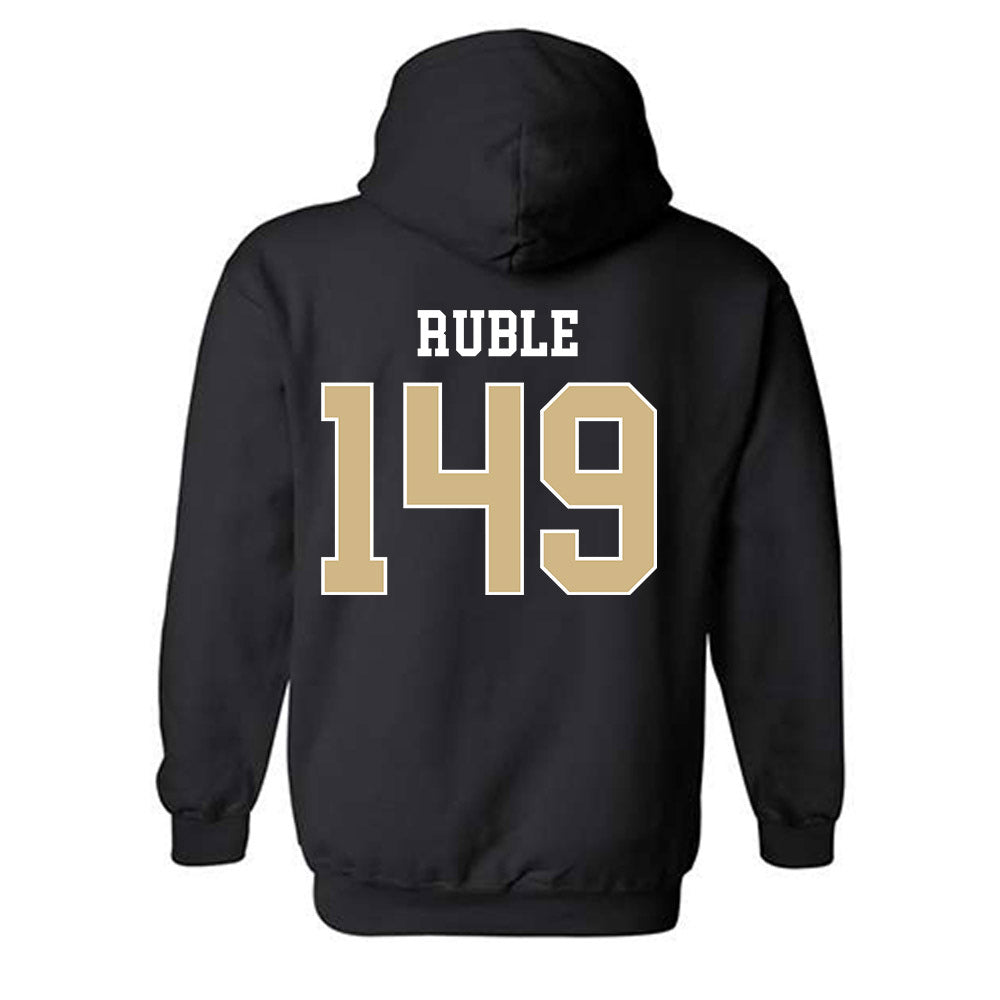 Purdue - NCAA Wrestling : Isaac Ruble - Classic Shersey Hooded Sweatshirt-1