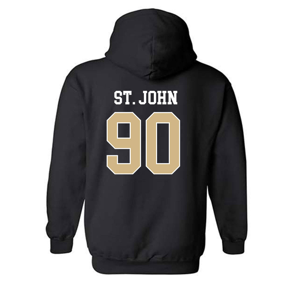 Purdue - NCAA Football : Elijah St. John - Classic Shersey Hooded Sweatshirt-1