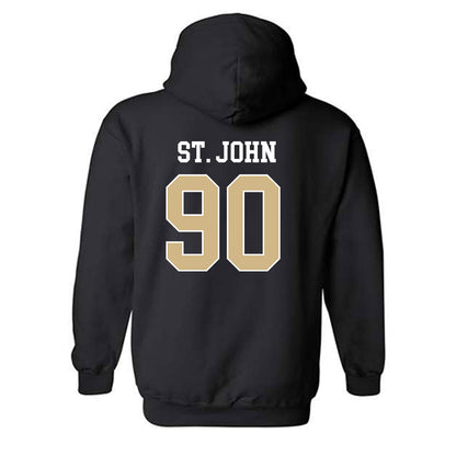 Purdue - NCAA Football : Elijah St. John - Classic Shersey Hooded Sweatshirt-1