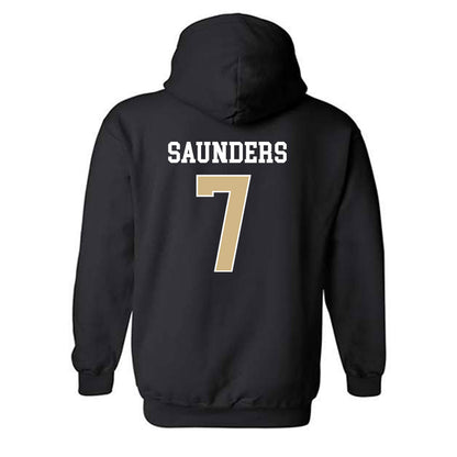 Purdue - NCAA Football : Donovan Saunders - Classic Shersey Hooded Sweatshirt-1