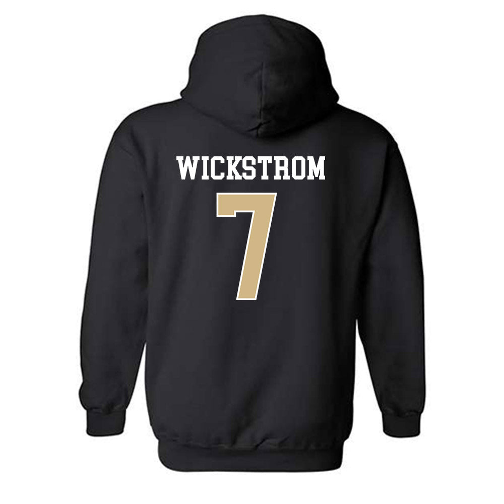 Purdue - NCAA Women's Basketball : Hannah Wickstrom - Classic Shersey Hooded Sweatshirt-1