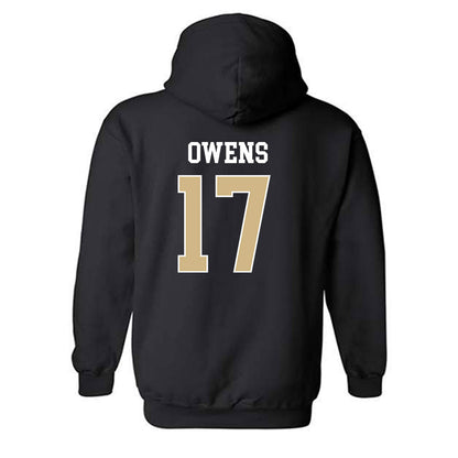 Purdue - NCAA Football : Bisi Owens - Classic Shersey Hooded Sweatshirt-1
