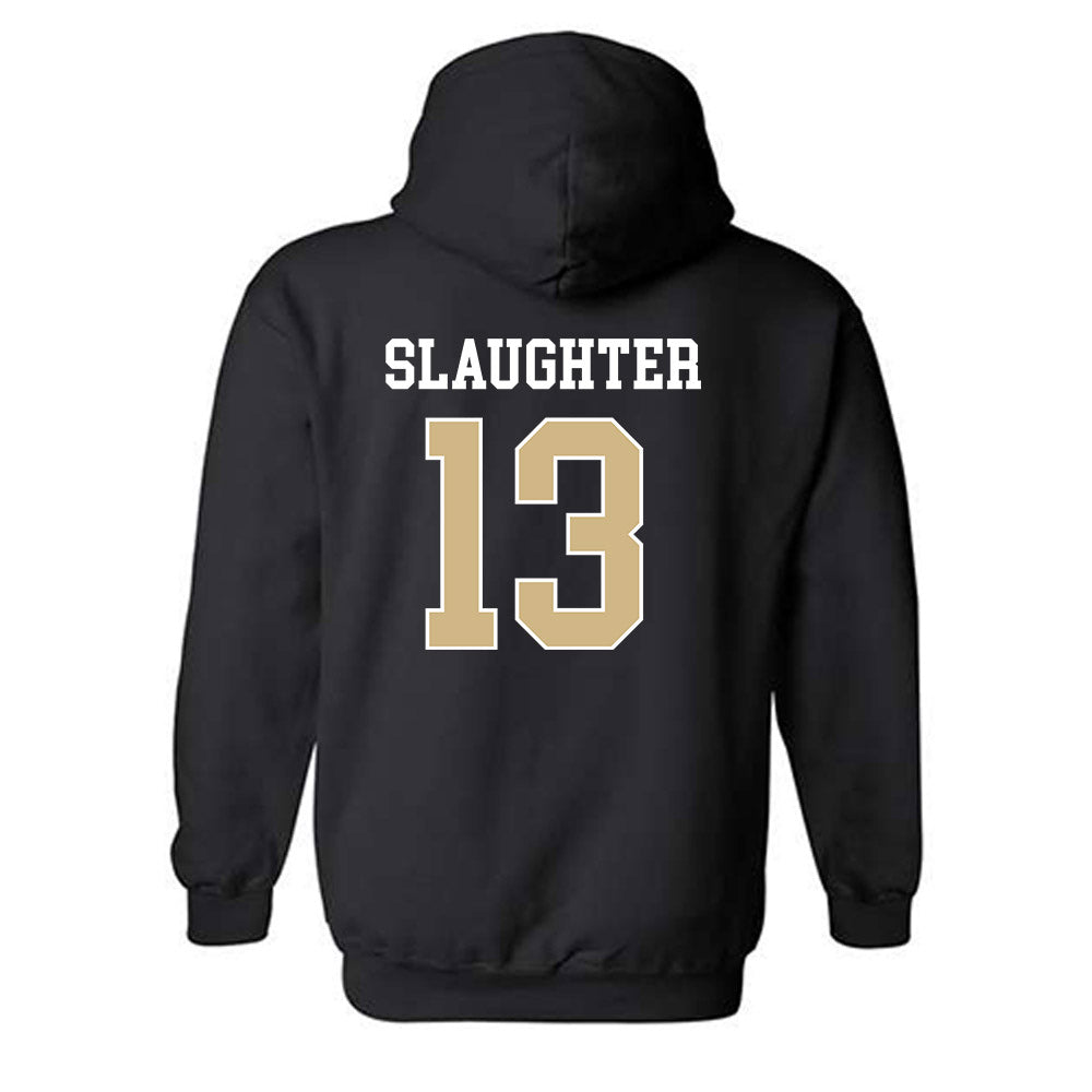 Purdue - NCAA Football : John Slaughter - Classic Shersey Hooded Sweatshirt-1