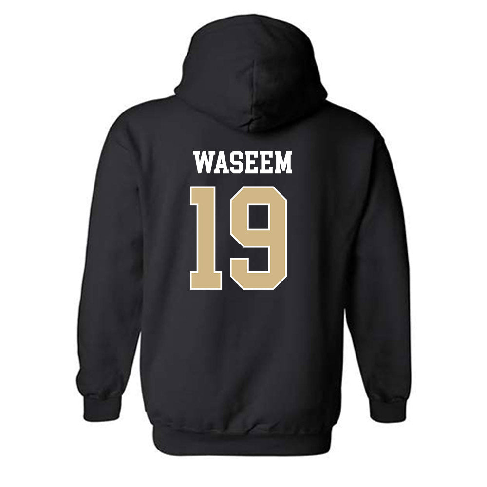 Purdue - NCAA Football : Asaad Waseem - Classic Shersey Hooded Sweatshirt-1