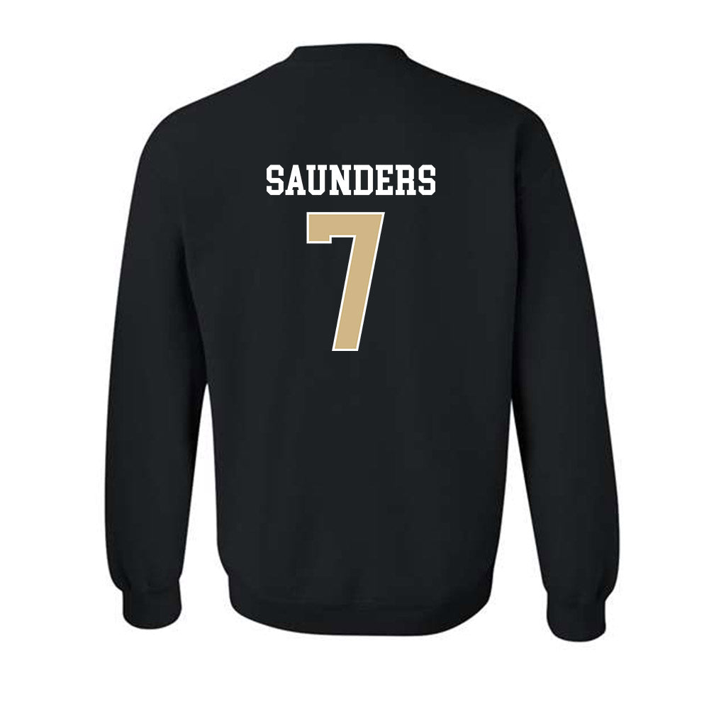 Purdue - NCAA Football : Donovan Saunders - Classic Shersey Crewneck Sweatshirt-1