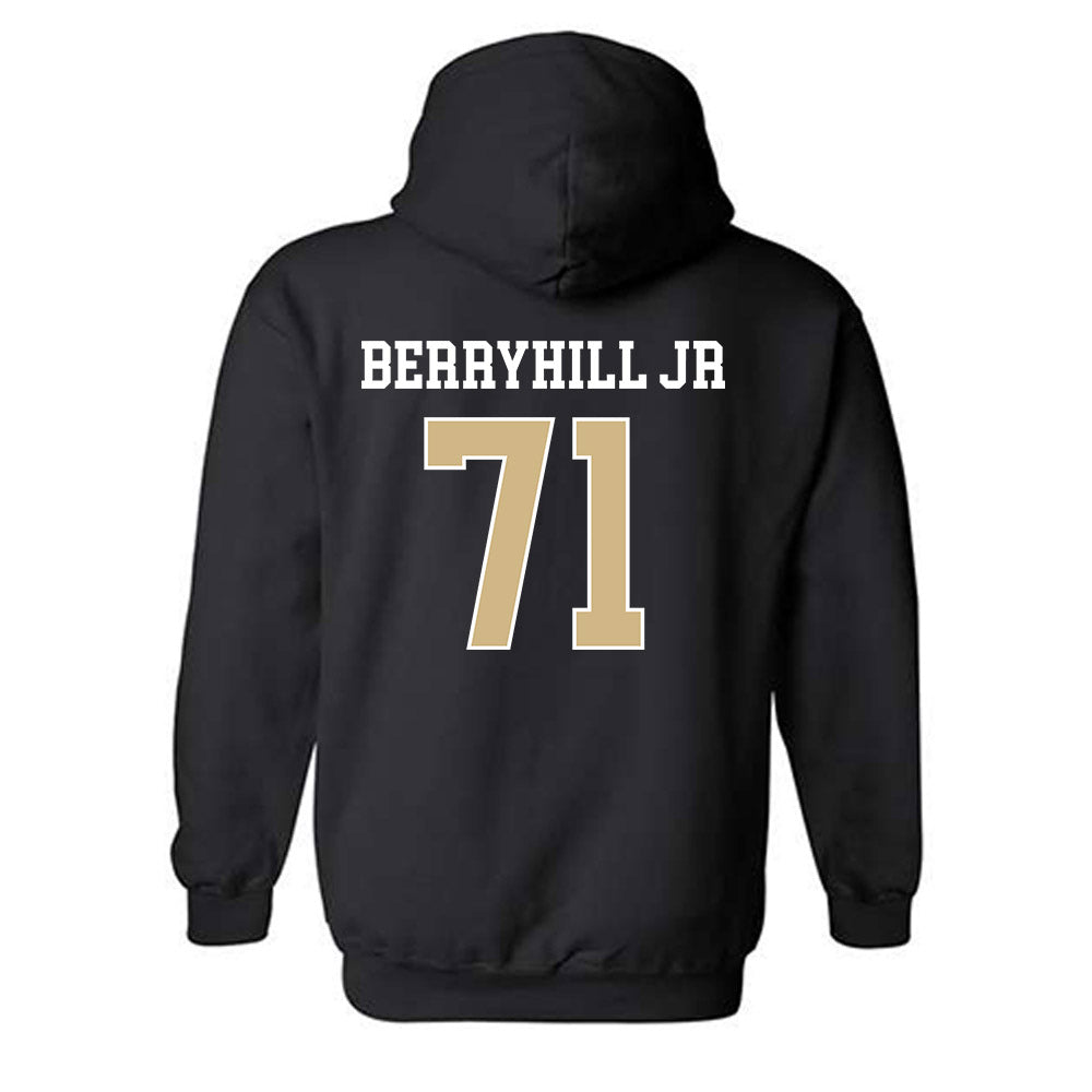 Purdue - NCAA Football : Terrell Berryhill jr - Classic Shersey Hooded Sweatshirt-1