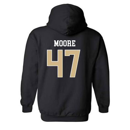Purdue - NCAA Football : Tre Moore - Classic Shersey Hooded Sweatshirt-1