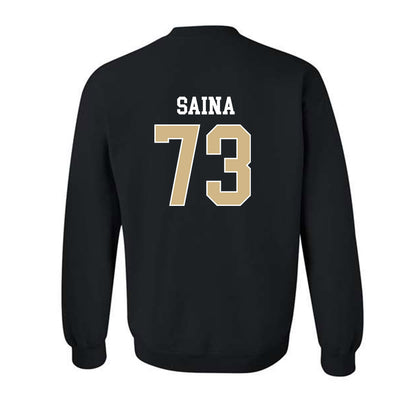 Purdue - NCAA Football : Makai Saina - Classic Shersey Crewneck Sweatshirt-1