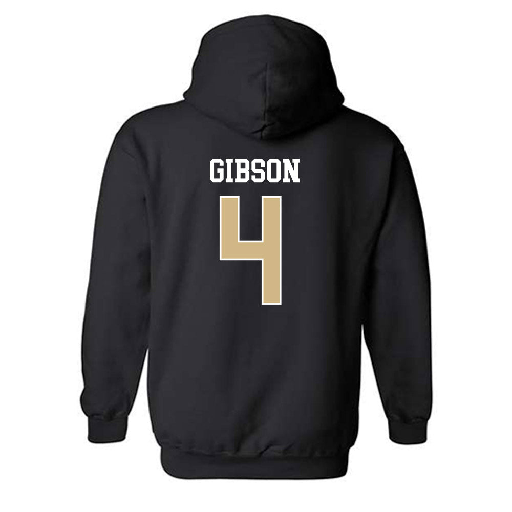 Purdue - NCAA Football : Jerrick Gibson - Classic Shersey Hooded Sweatshirt-1
