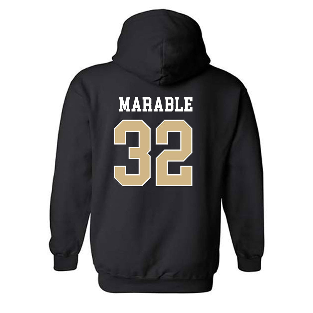 Purdue - NCAA Football : D'Mon Marable - Classic Shersey Hooded Sweatshirt-1
