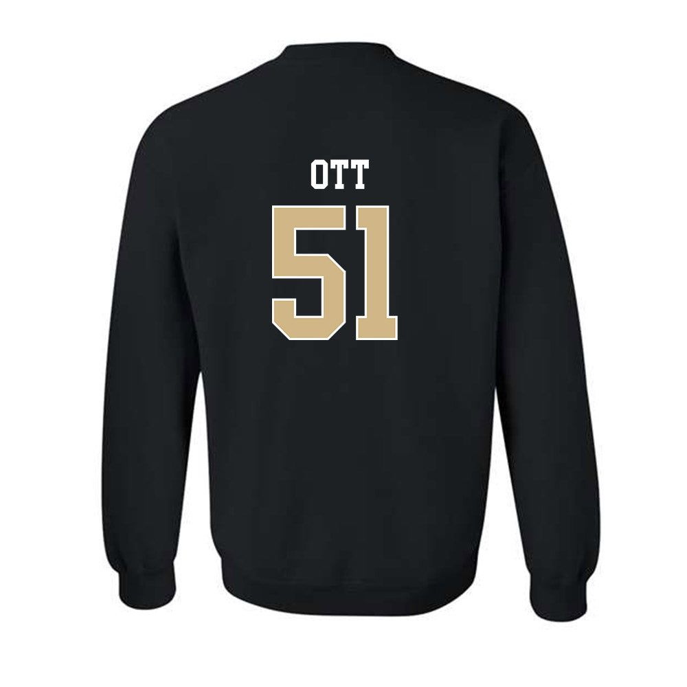 Purdue - NCAA Football : Jaxon Ott - Classic Shersey Crewneck Sweatshirt-1