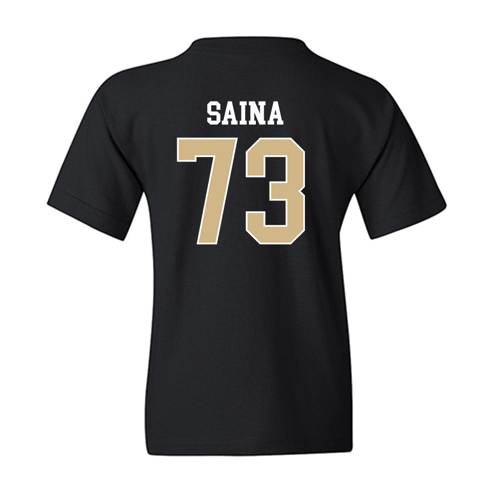 Purdue - NCAA Football : Makai Saina - Classic Shersey Youth T-Shirt-1