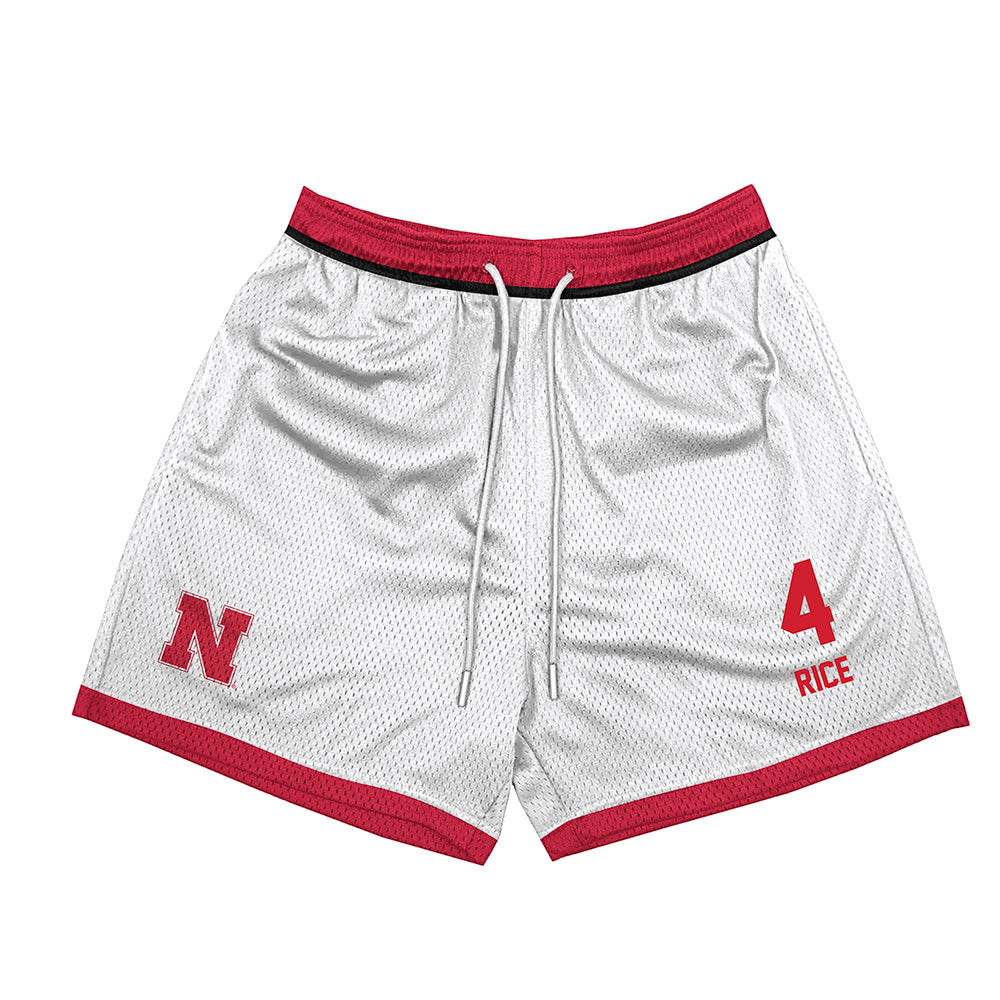 Nebraska - NCAA Men's Basketball : Colin Rice - Shorts-0