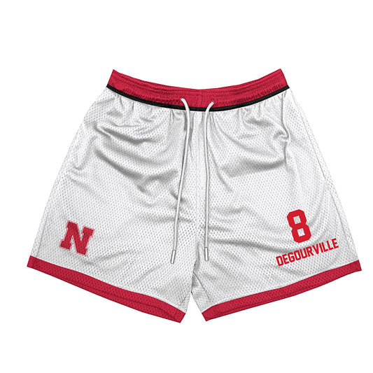 Nebraska - NCAA Men's Basketball : Taj Degourville - Shorts-0