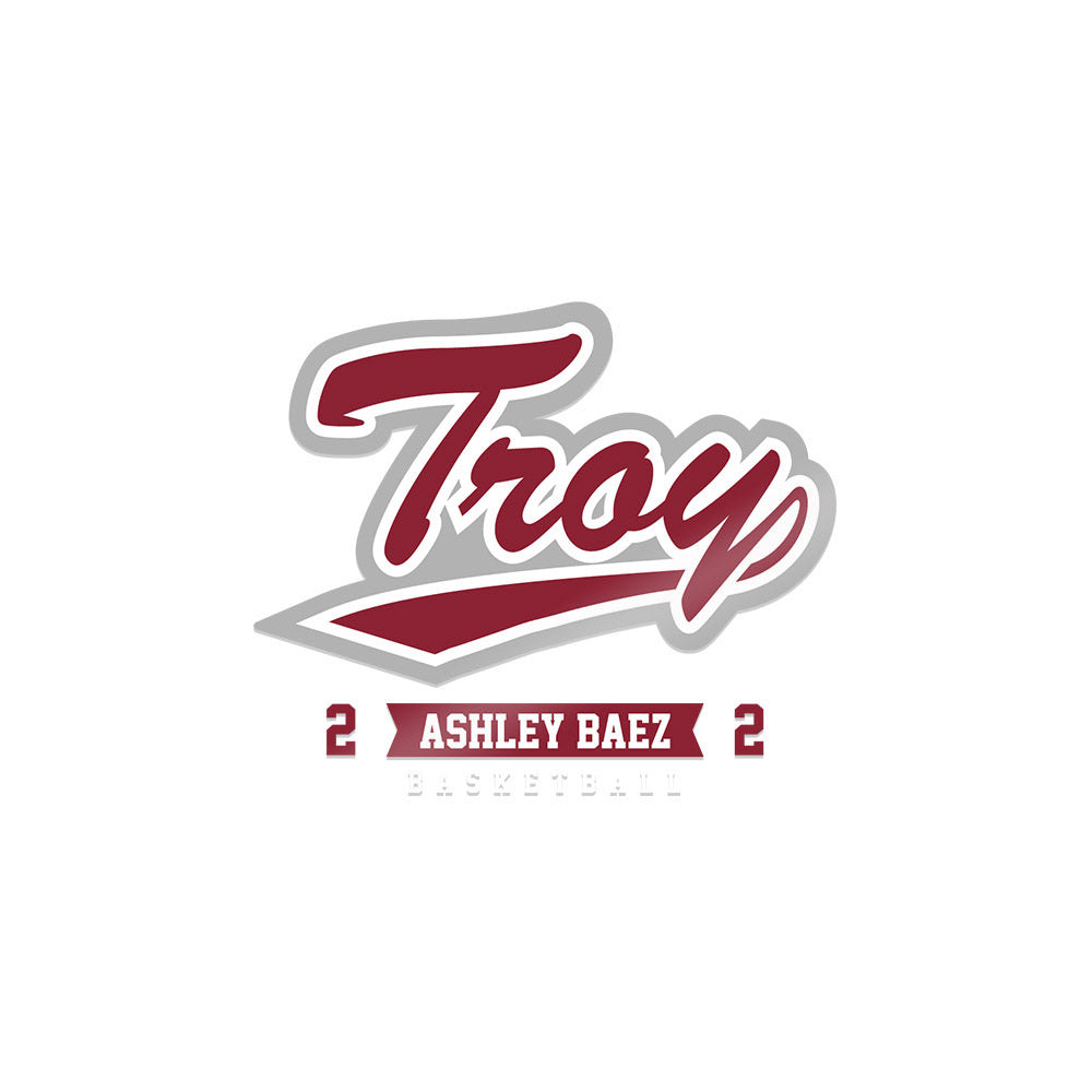 Troy - NCAA Women's Basketball : Ashley Baez - Sticker-0