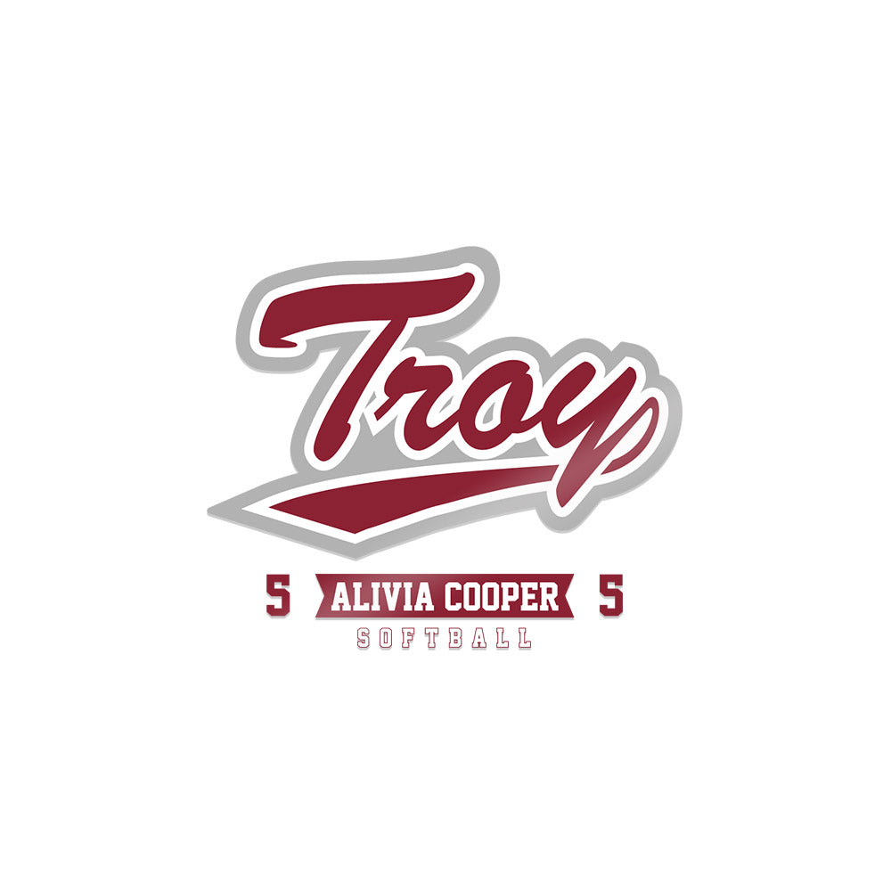 Troy - NCAA Softball : Alivia Cooper - Sticker-0