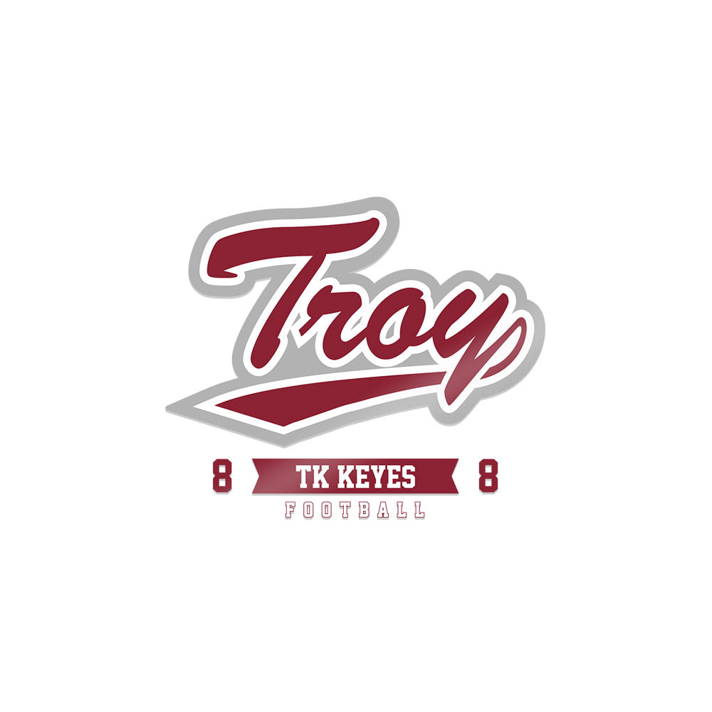 Troy - NCAA Football : TK Keyes - Sticker-0
