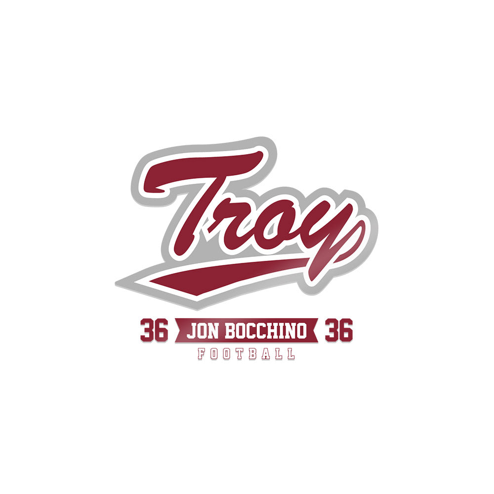 Troy - NCAA Football : Jon Bocchino - Sticker-0