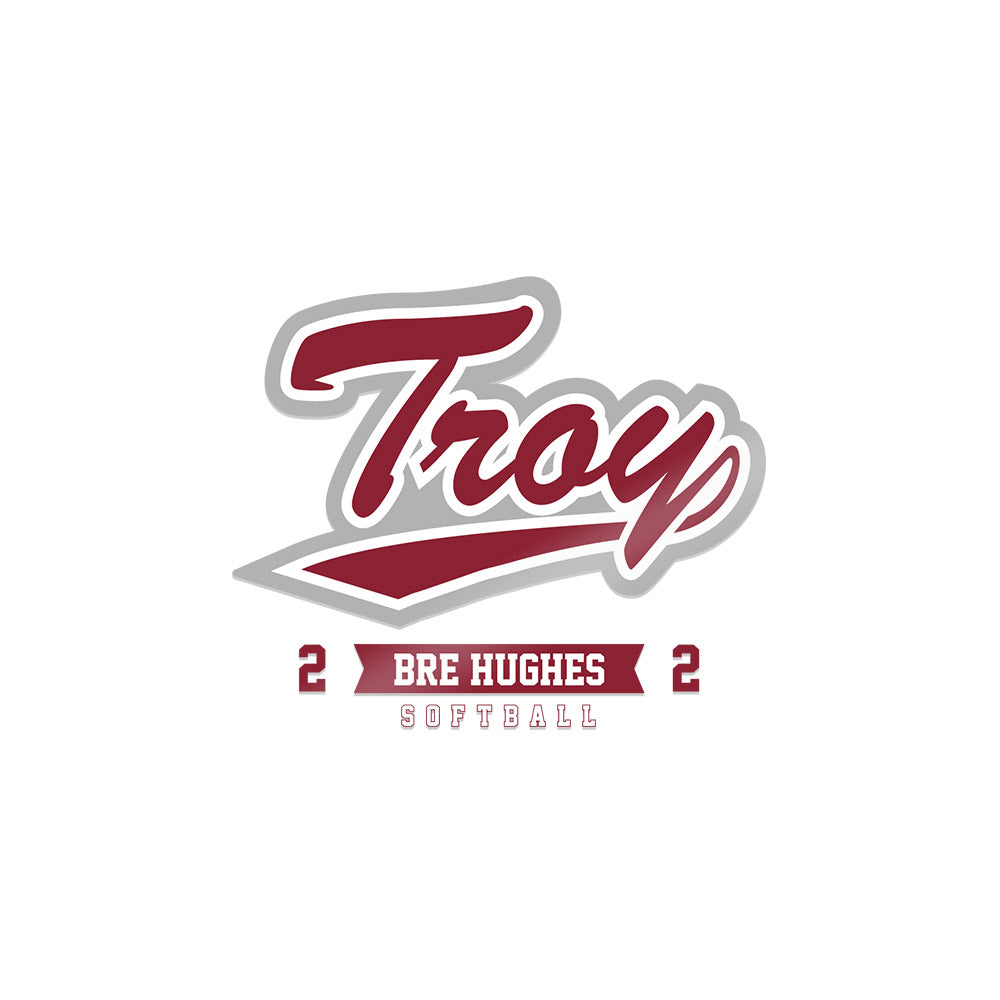 Troy - NCAA Softball : Bre Hughes - Sticker-0