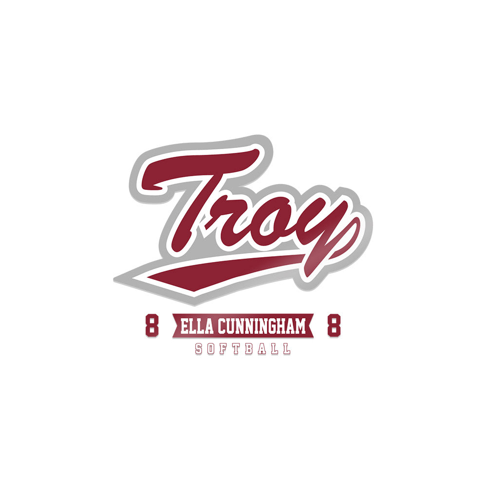 Troy - NCAA Softball : Ella Cunningham - Sticker-0